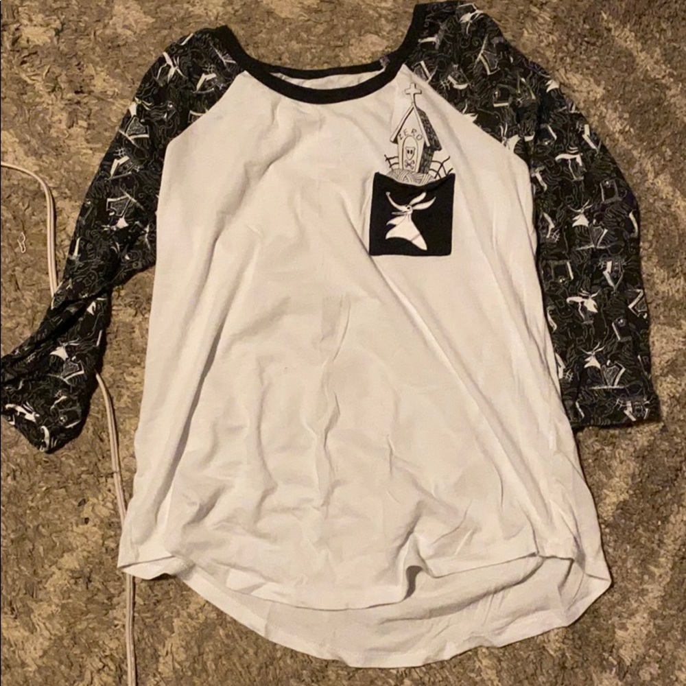 Nightmare before Christmas 3/4 sleeve. Zero.